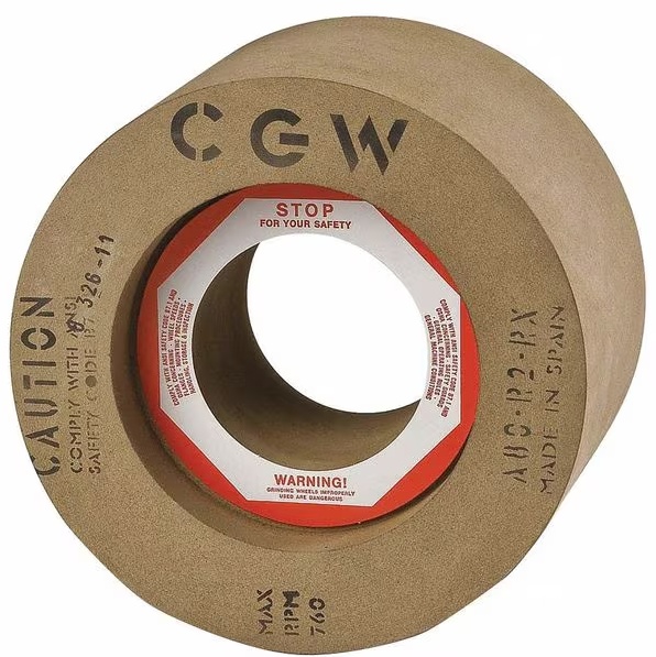 Picture of CGW "Camel" Abrasive 12X6X5 T7 A80-R2-Rx Wheel Feed Regulating